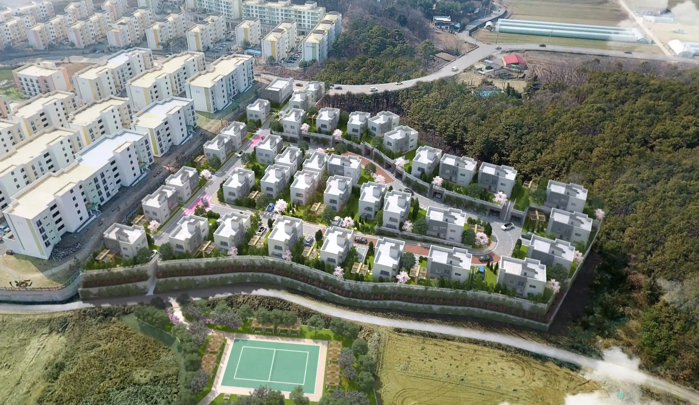 병천면 단독주택 단지 부지조성