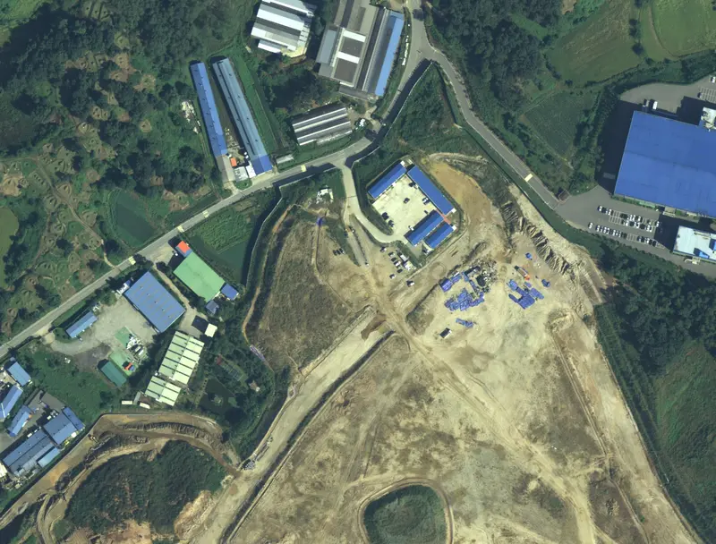 두산콘크리트 지구 공장 부지조성