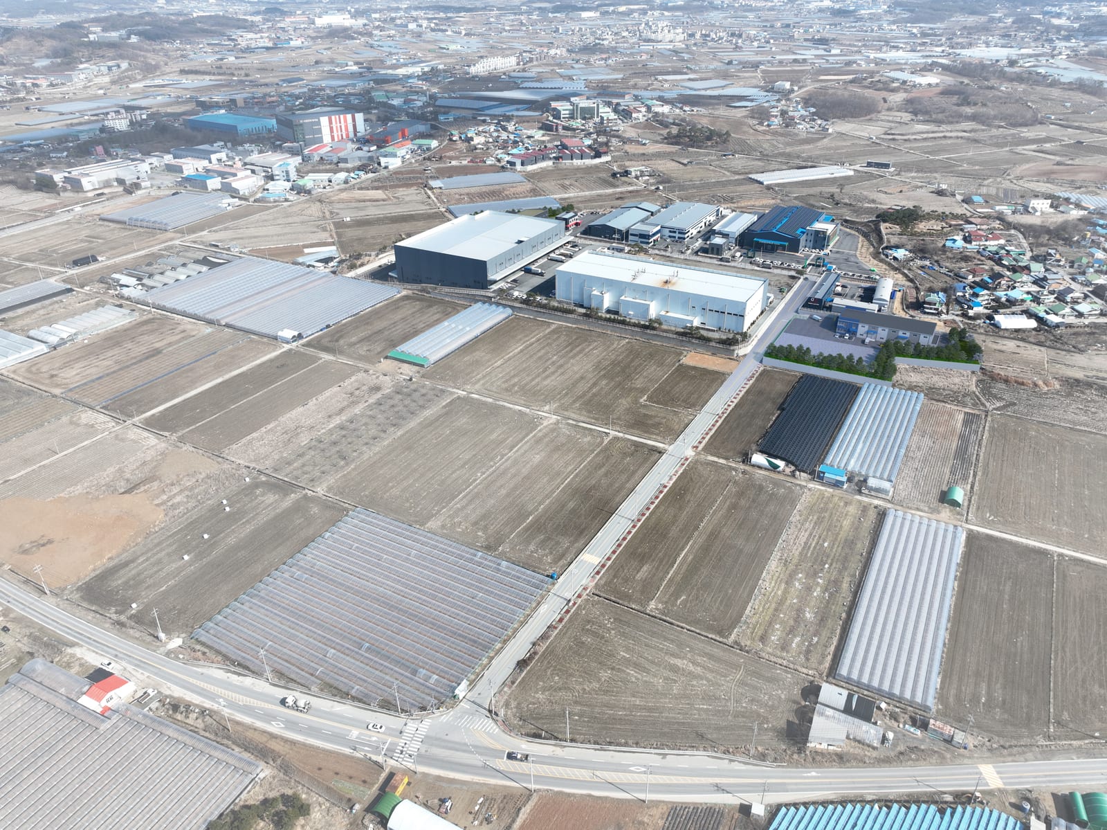 [산업시설] 성거모전1지구지구단위계획구역(산업유통형) 부지조성 조감도